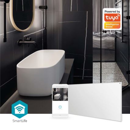 Infraröd värmepanel 700W/230V 120x62 cm IP44 Wi-Fi Tuya + fjärrkontroll