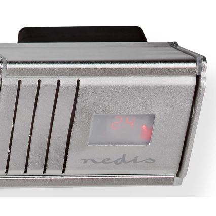 Utomhus värmeelement 100W/2000W/230V IP65 + fjärrkontroll