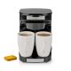 Nedis KACM140EBK - Kaffekokare för två koppar 450W/230V 0,25 l