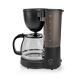 Nedis KACM150EBK - Kaffekokare 1,25 l med dropp och temperaturfunktion