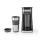 Kaffemaskin för en kopp 0,4 l med timer och resemugg