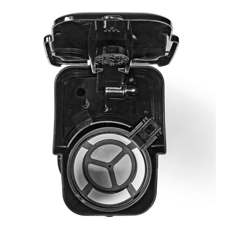 Kaffemaskin för en kopp 0,4 l med travel mugg