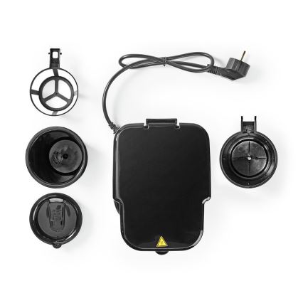 Kaffemaskin för en kopp 0,4 l med travel mugg