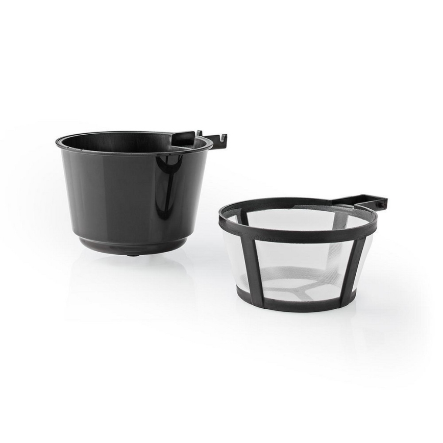 Kaffebryggare för en kopp 0,4 l med timer och resemugg