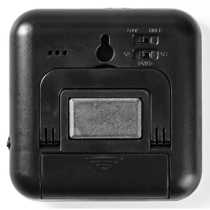 Kötttermometer med LCD-skärm och timer 0-250 °C 1xAAA