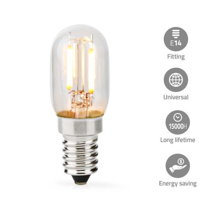 LED-lampa för köksfläkt T25 E14/2W/230V 2700K
