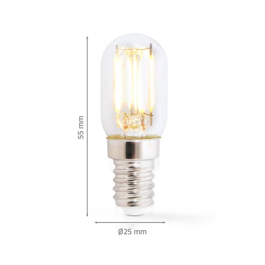 LED kylskåpsglödlampa T22 E14/1,5W/230V 1800K