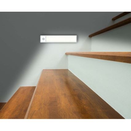 LED uppladdningsbar magnetisk skåpbelysning med rörelsesensor LED/1W/1100 mAh 3000K