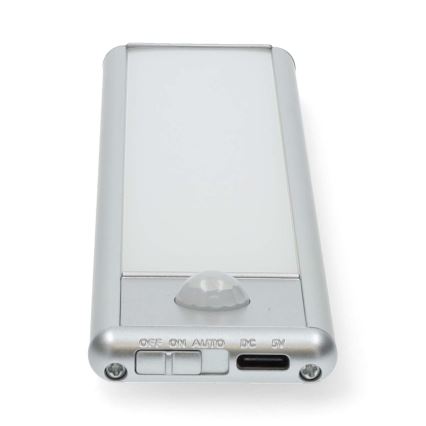 LED uppladdningsbar magnetisk skåpbelysning med rörelsesensor LED/1W/1100 mAh 3000K