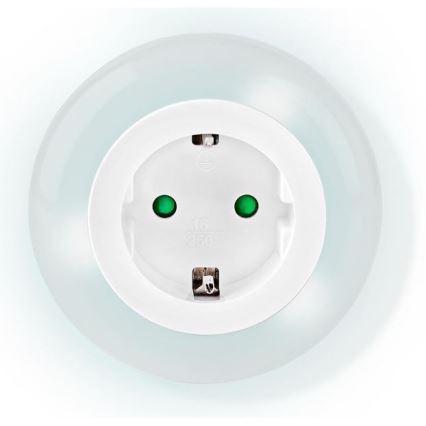 Nedis LNLGSOCK01 – LED Nattlampa med sensor LED/0,6W/230V