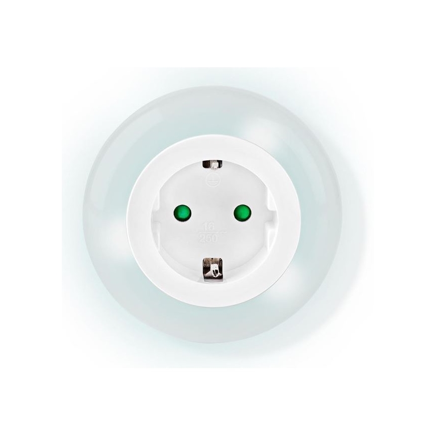 Nedis LNLGSOCK01 – LED Nattlampa med sensor LED/0,6W/230V