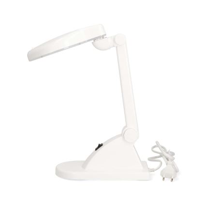 LED-bordslampa med förstoringsglas LED/6W/230V vit