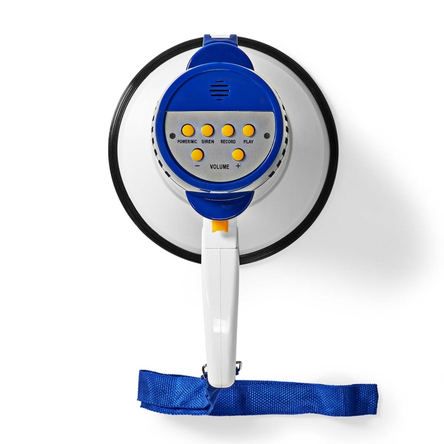 Megafon med inspelningsfunktion 10W/4xD