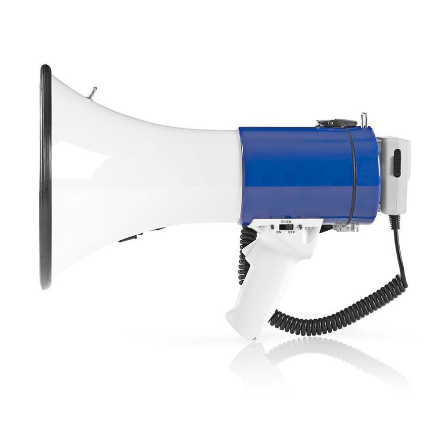 Megafon med extern mikrofon 25W/8xD