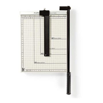 Nedis PACU110A4 - Pappersskärare A4 210 x 297 mm vit