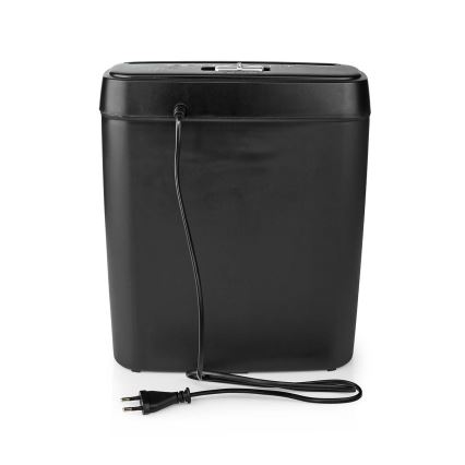 Pappersstrimlare för A4, 10 l behållare, 230 V, svart