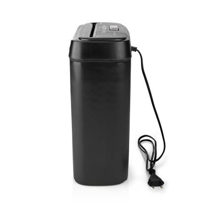 Pappersstrimlare för A4, 10 l behållare, 230 V, svart