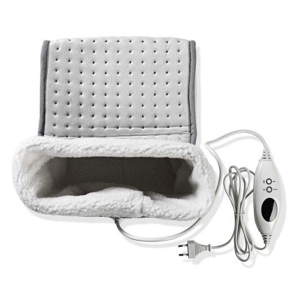 Nedis PEFW110CGY - Electrisk fotvärmare100W/230V