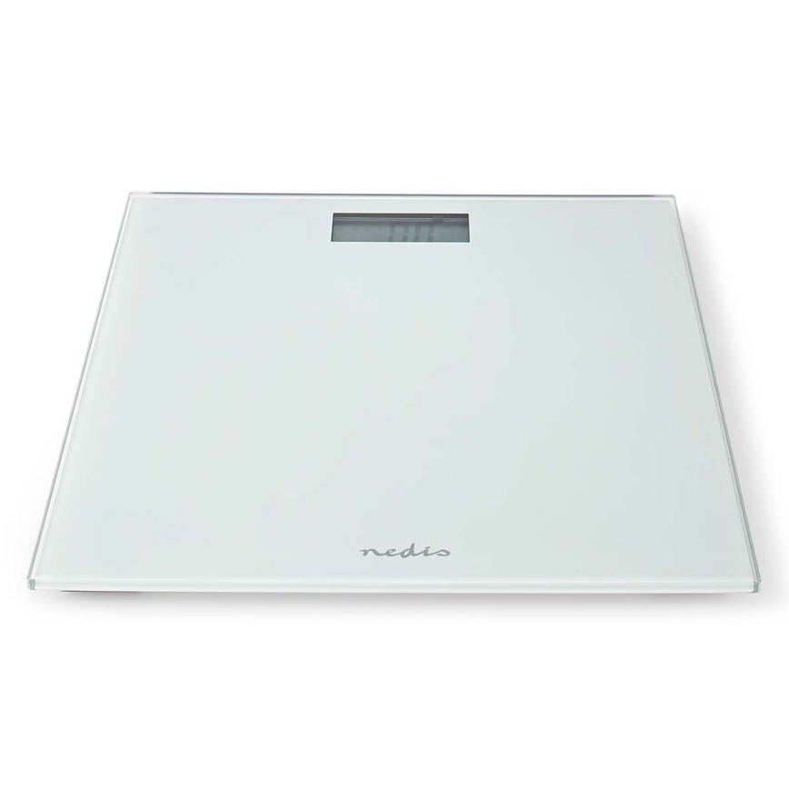 Nedis PESC500WT - Digital personvåg 1xCR2032 vit