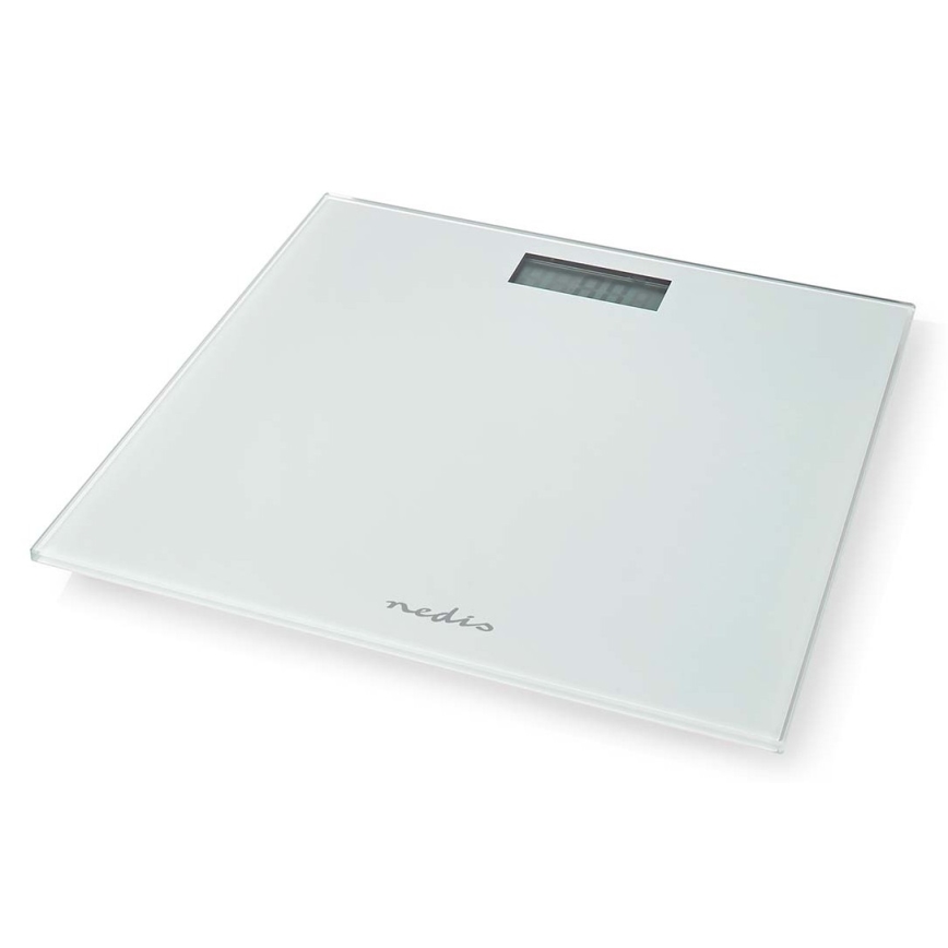 Nedis PESC500WT - Digital personvåg 1xCR2032 vit