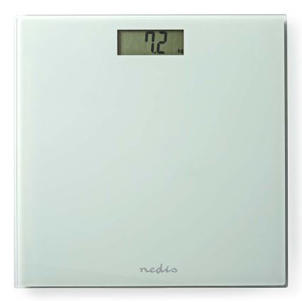 Nedis PESC500WT - Digital personvåg 1xCR2032 vit