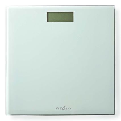 Nedis PESC500WT - Digital personvåg 1xCR2032 vit