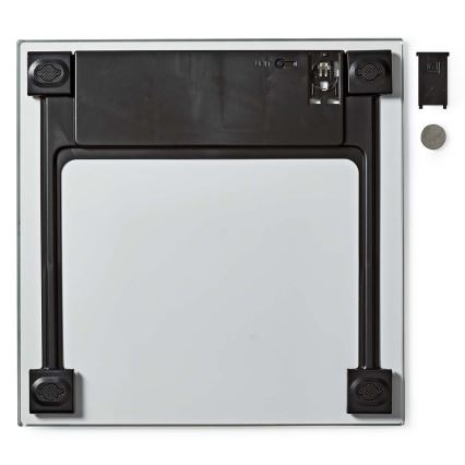 Nedis PESC500WT - Digital personvåg 1xCR2032 vit