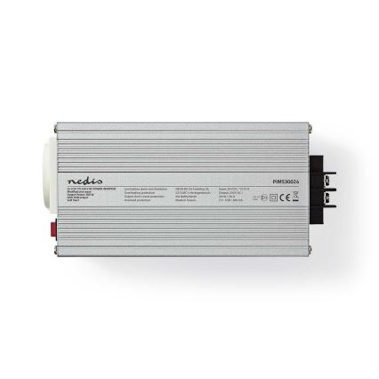 Spänningsomvandlare 300W/24/230V + USB