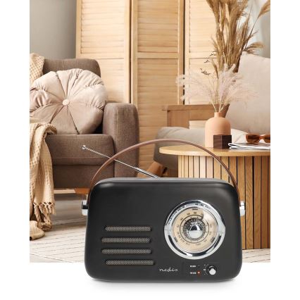 FM retroradio 3W/5V 1500 mAh