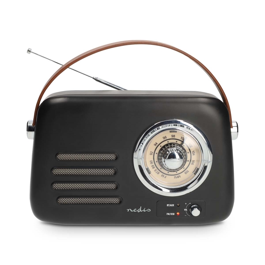 FM retroradio 3W/5V 1500 mAh