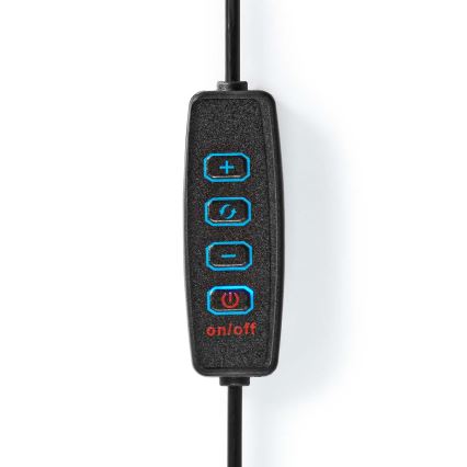 LED Dimbart ljus med stativ och hållare för vloggning LED/6W/USB 2700-6700K