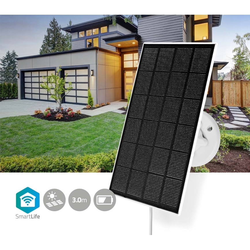 Solpanel för smart kamera 3W/4,5V