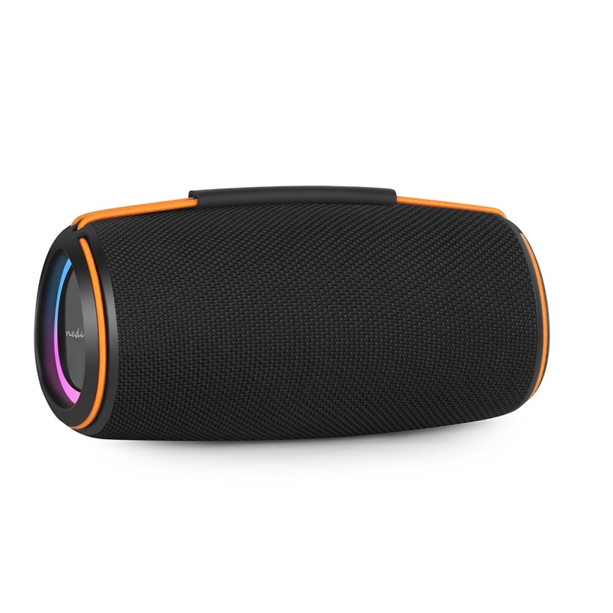 LED-uppladdningsbar högtalare 60W/2000 mAh IPX4 svart