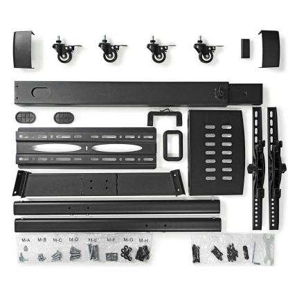 Golvstativ för TV 32-55 svart