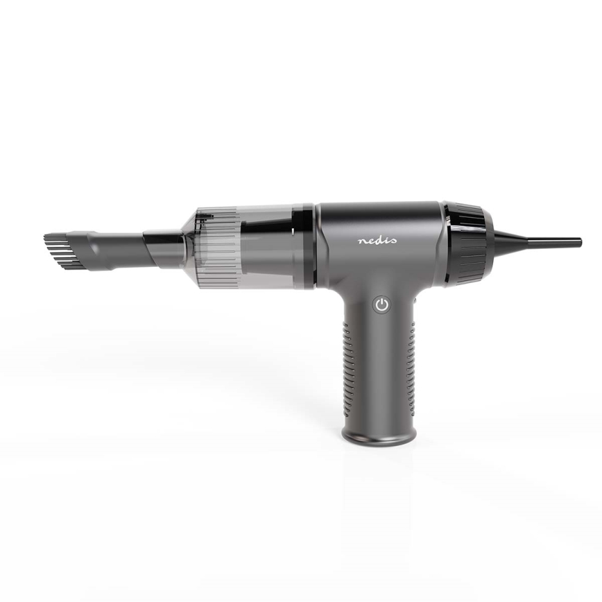 Uppladdbar handdammsugare 2-i-1 90W/6000 mAh grå/svart