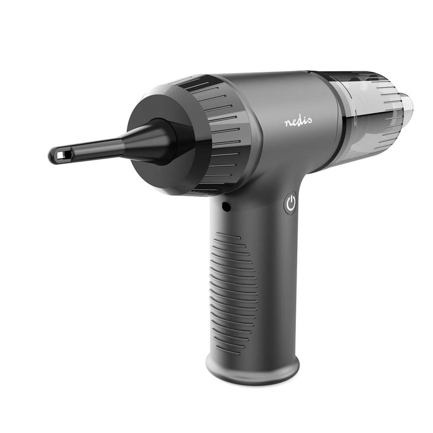 Uppladdbar handdammsugare 2-i-1 90W/6000 mAh grå/svart