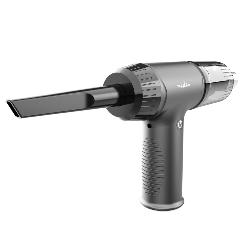 Uppladdbar handdammsugare 2-i-1 90W/6000 mAh grå/svart