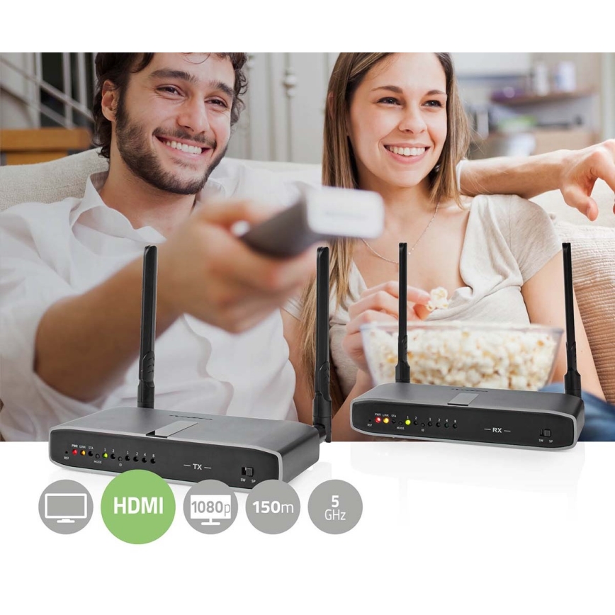 Set för trådlös överföring av HDMI™-signal