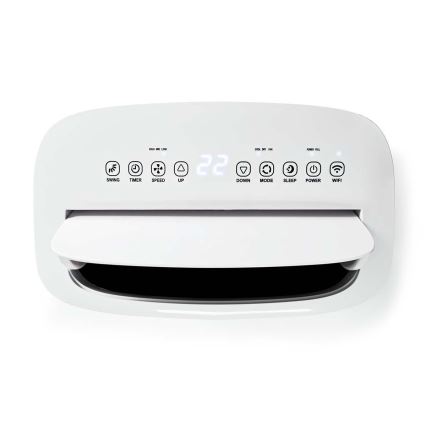 Smart mobil luftkonditionering 3i1 med kompletta tillbehör 1800W/230V 16000 BTU Wi-Fi + fjärrkontroll