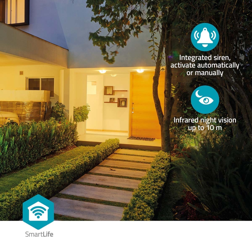 Smart kamera 3MP Full HD 1296p 6700 mAh Wi‑Fi Tuya IP65