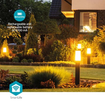 Smart kamera 3MP Full HD 1296p 6700 mAh Wi‑Fi Tuya IP65