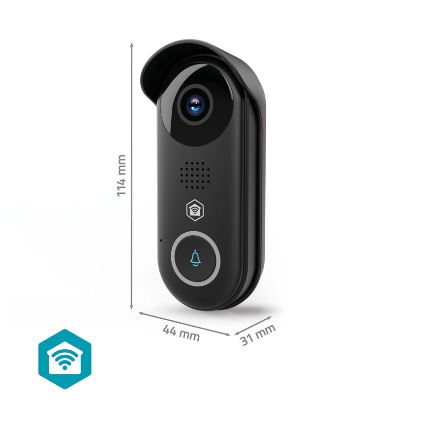 Smart videodörrklocka med rörelsesensor SmartLife 5V Full HD 1080p IP54 Wi-Fi Tuya