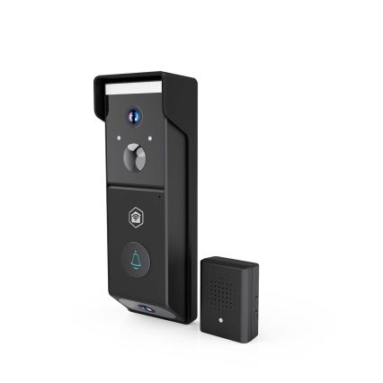 Videodörrklocka med rörelsesensor SmartLife 4400 mAh 2x Full HD 1080p IP54 Wi-Fi Tuya