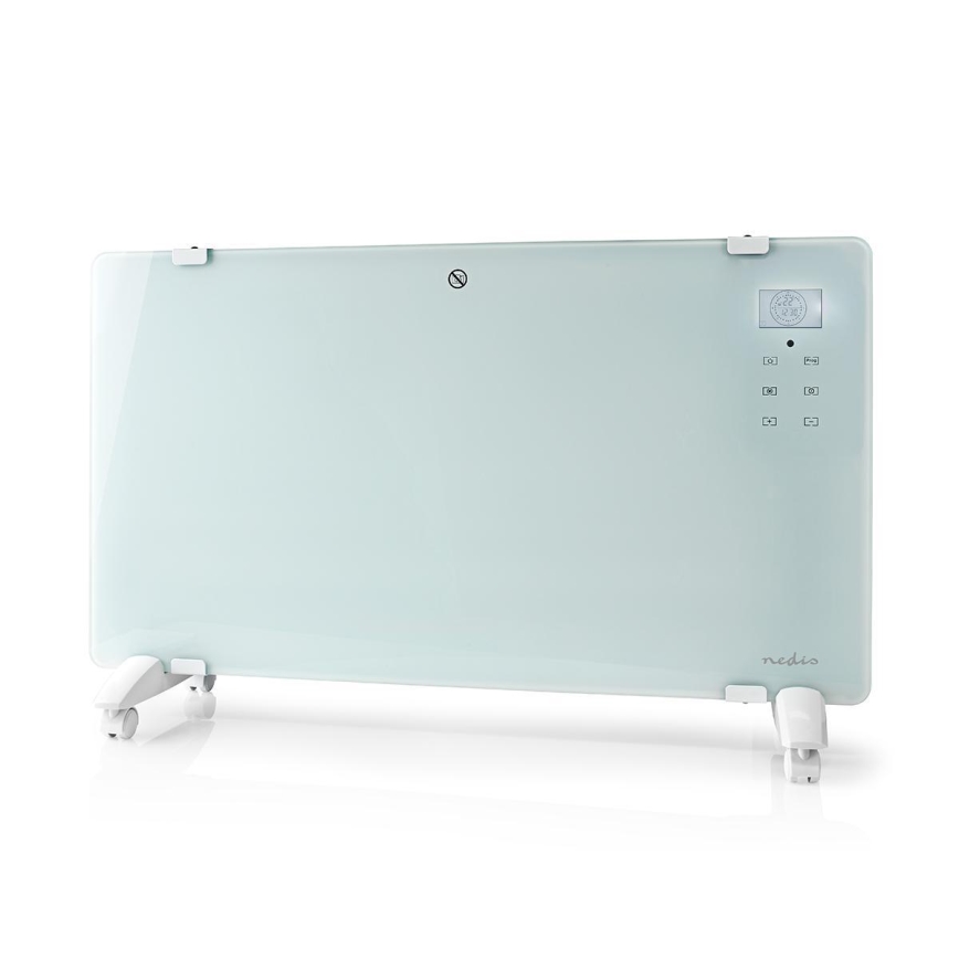 Elektrisk direktvärmare/konvektor 2000 W/230 V, Wi‑Fi, IP24, med termostat