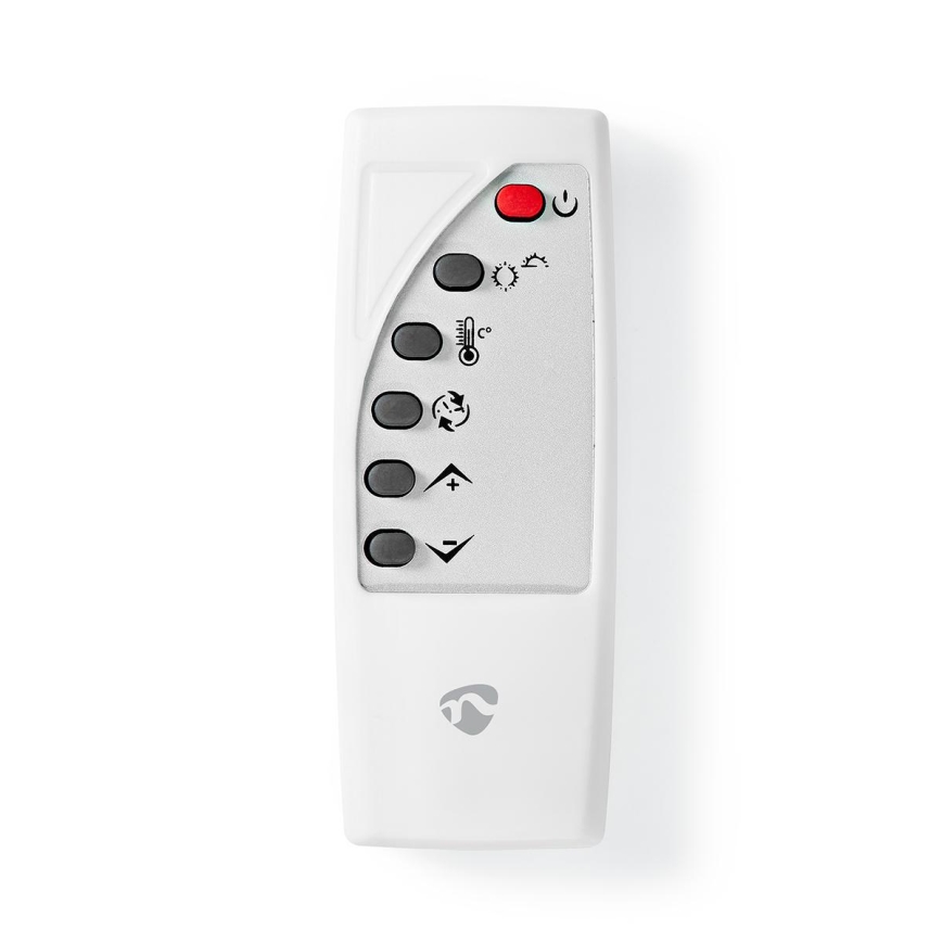 Elektrisk direktvärmare/konvektor 2000 W/230 V, Wi‑Fi, IP24, med termostat