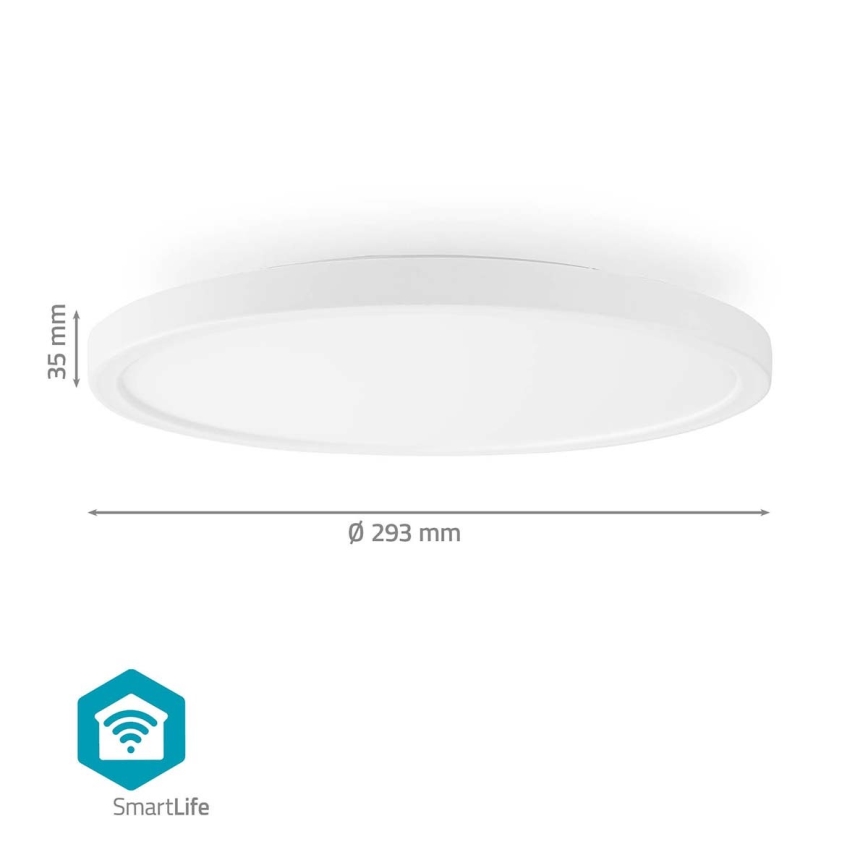 RGBW Dimbar taklampa SmartLife LED/18W/230V 2700-6500K Wi-Fi Tuya