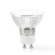 Nedis WIFILC10CRGU10 − RGB Dimbar smart LED-lampa GU10/5W/230V