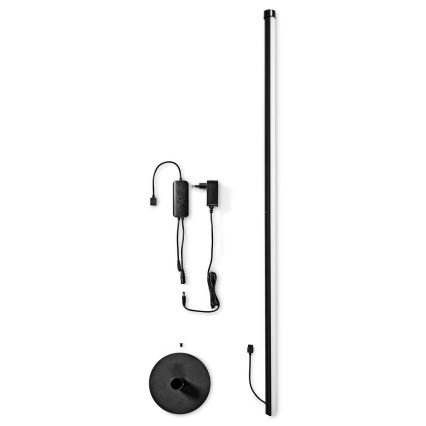 LED RGBIC Ljusreglerad golvlampa Smartlife LED/10W/230V 100,5 cm 2700-6500K Wi-Fi Tuya + fjärrkontroll