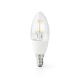 Nedis WIFILF10WTC37 − Dimbar smart LED-lampa C37 E14/5W/230V