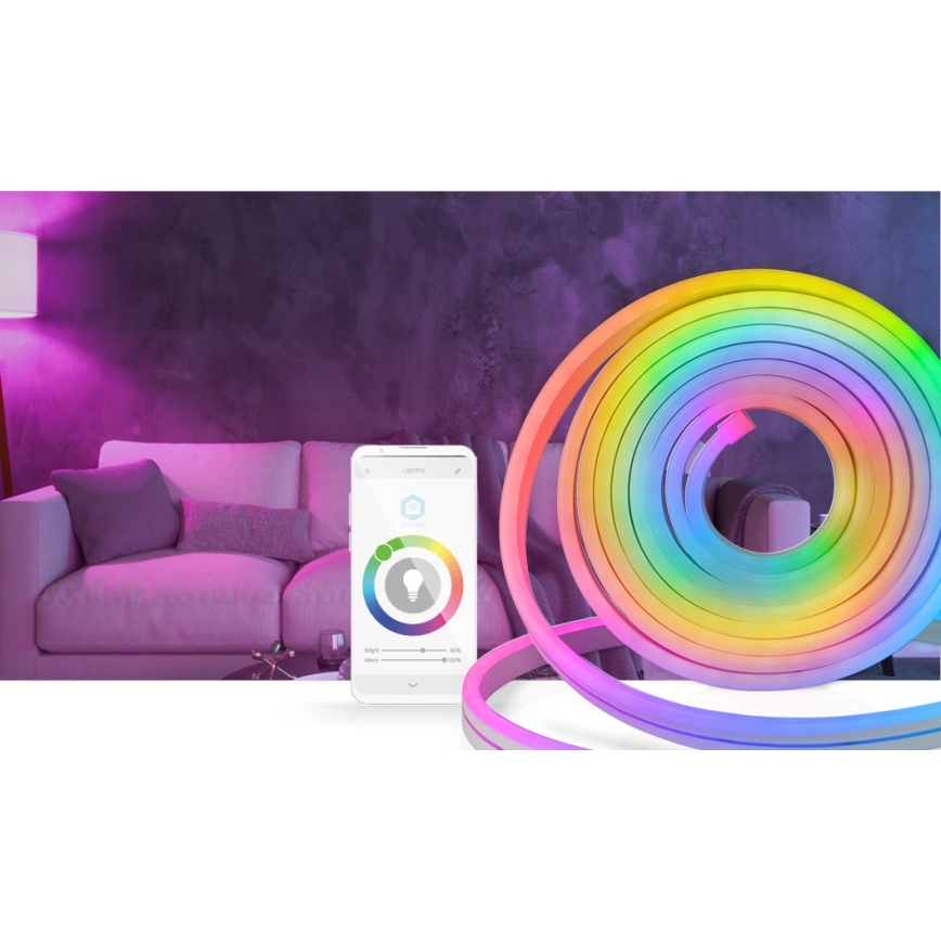LED RGB Dimbart utomhusbelysningslist SmartLife 6m LED/32W/230V Wi-Fi IP65 + fjärrkontroll